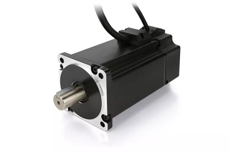 80 mm flange brushless motor with integrated 3-channel-encoder and halls. IP65