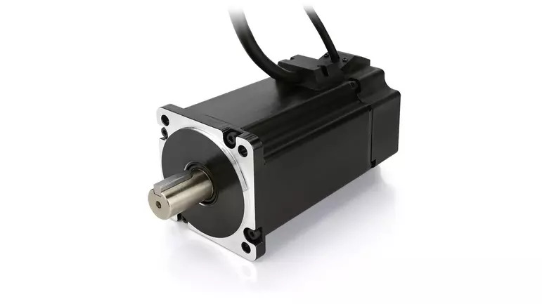 80 mm flange brushless motor with integrated 3-channel-encoder and halls. IP65