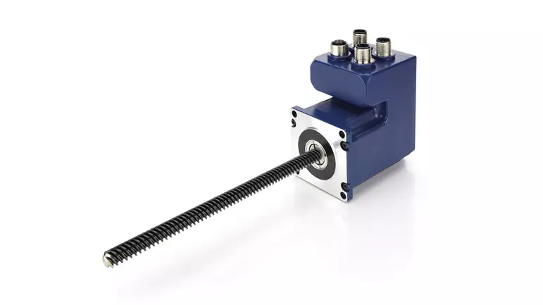 PSA56 - intelligent linear actuator with stepper motor ✓high resolution encoder ✓individually configurable ✓compact drive ✓robust design (IP65) » Get a quote!