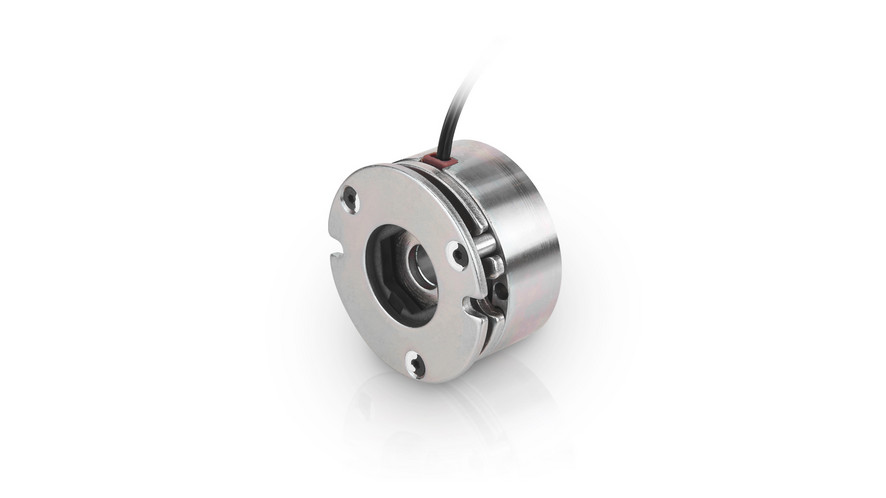 Spring-loaded brake for stepper motors and brushless dc motors