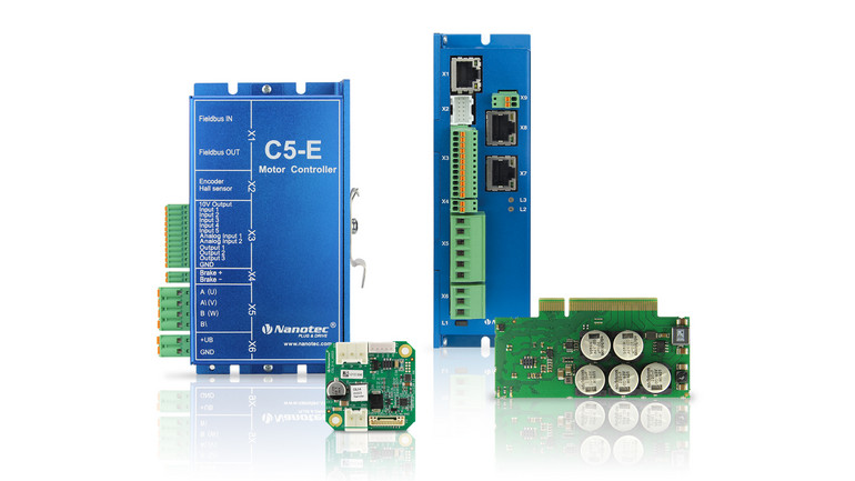 Nanotec controllers for stepper motor & brushless dc motor controllers / drives: Choose the optimal match for your application now! Get a quote for series.