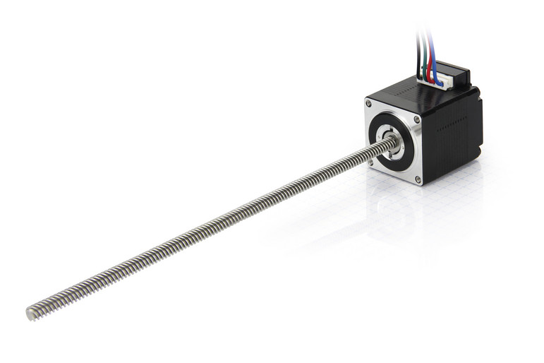 nema 11 external linear actuator with rotating screw (driven screw)