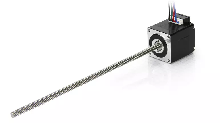 nema 11 external linear actuator with rotating screw (driven screw)