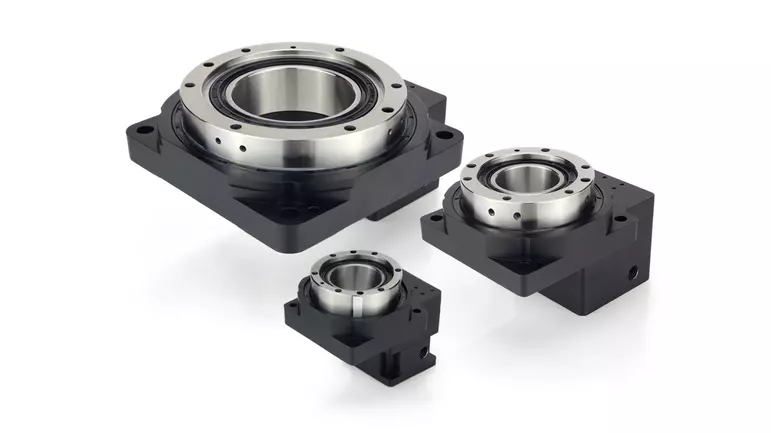 In combination with stepper motors: Rotary actuators with high load capacity & high positioning accuracy – Ideal for rotary tables or grippers. → Learn more now!